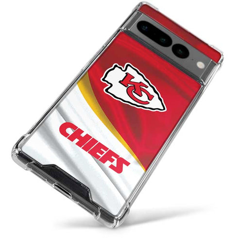 NFL Kansas City Chiefs Google Pixel 7 Pro Clear Case